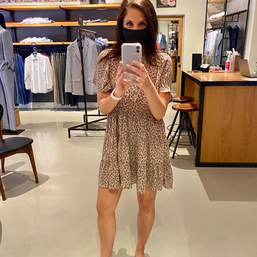 Abercrombie & Fitch Leopard Print Shift Dress - image 4